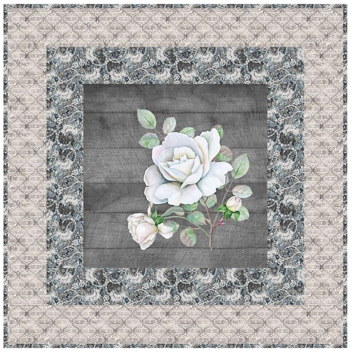 Delicate Rose Wall Hanging 42 x 42