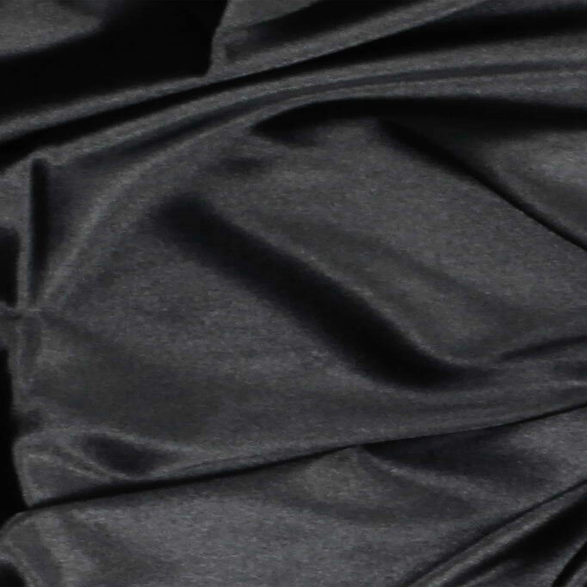Stretch Charmeuse Black