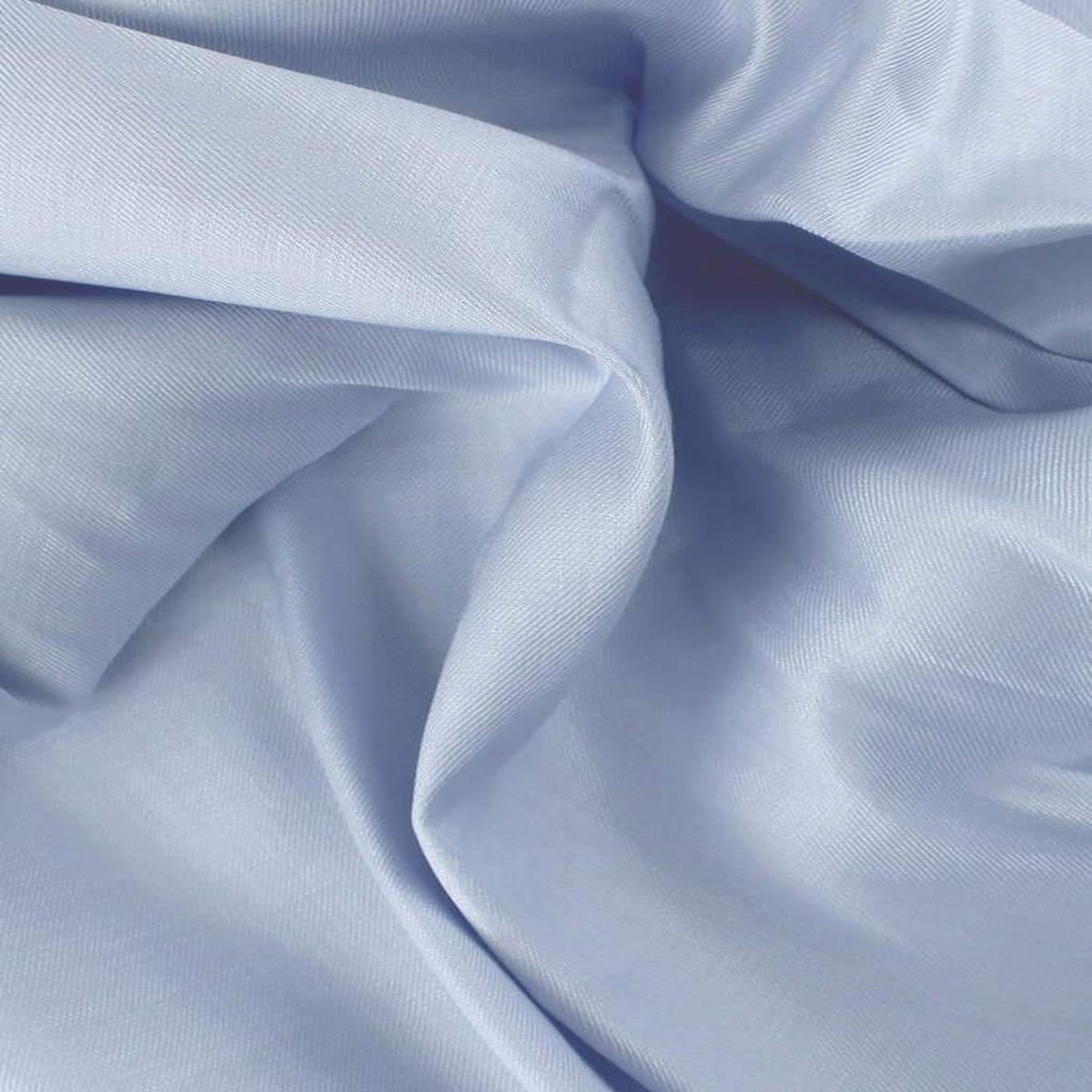 Stretch Linen Blend Light Blue