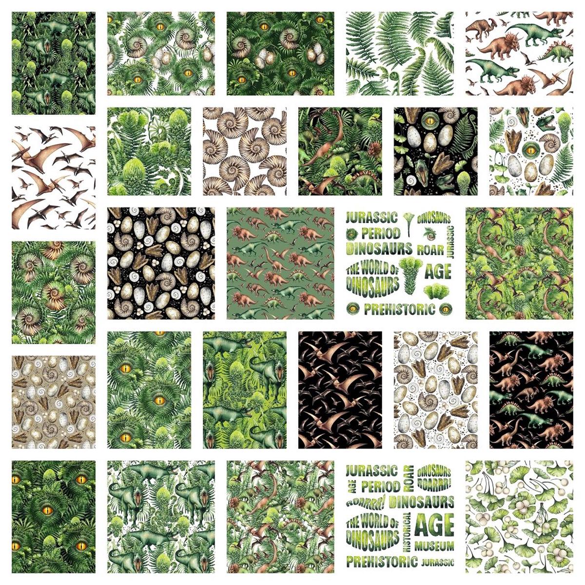 The World of Dinosaurs Collection - 1 Yard Bundle