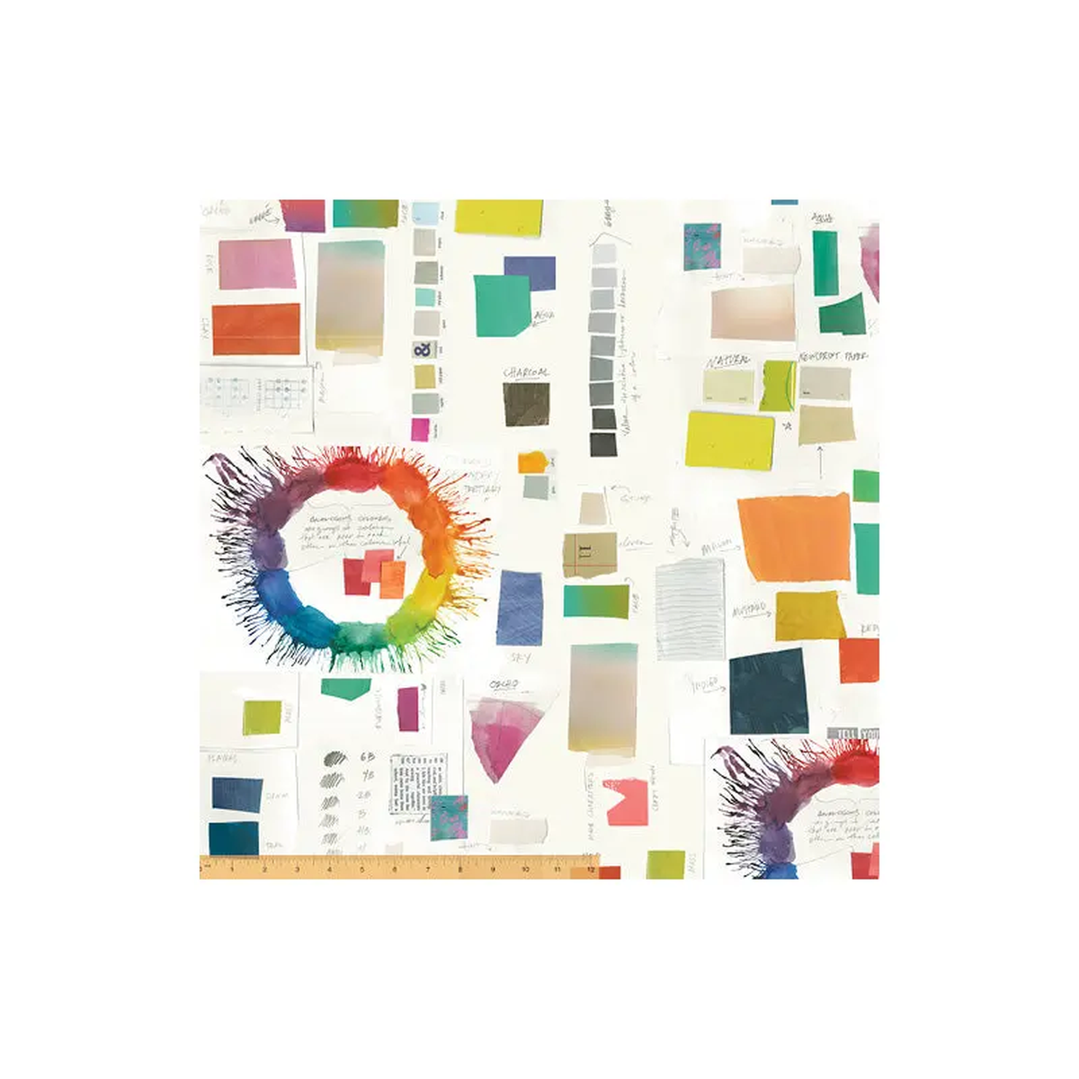 Color Theory Carrie Bloomston 52385D-1 Paper Color Therapy Cotton