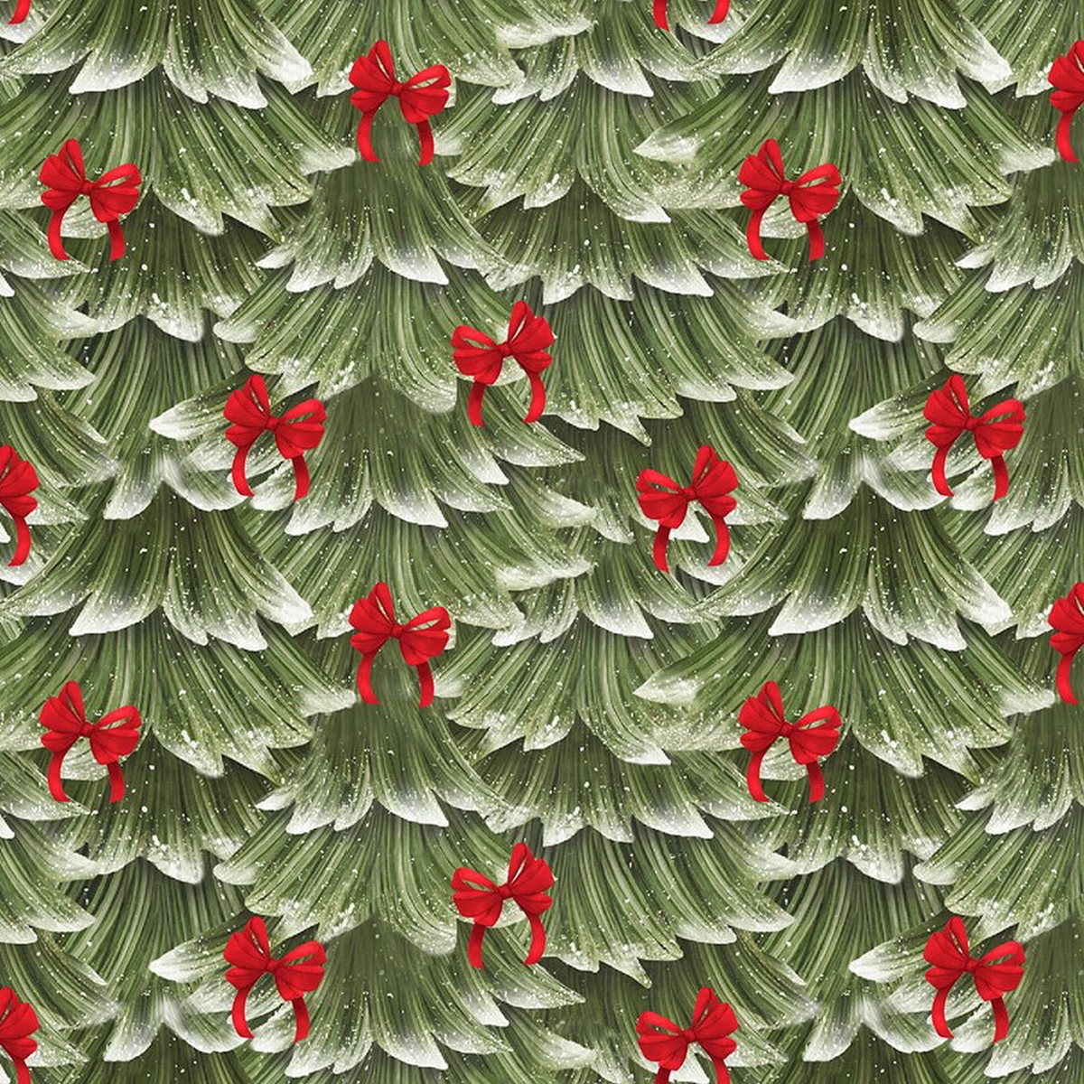 Very Merry Gingerbread - Sweet Pine and Bows 24615 Green by 3 Wishes