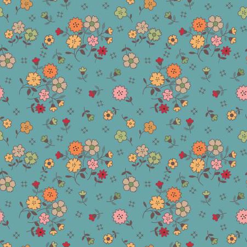 108" Autumn Floral - Raindrop