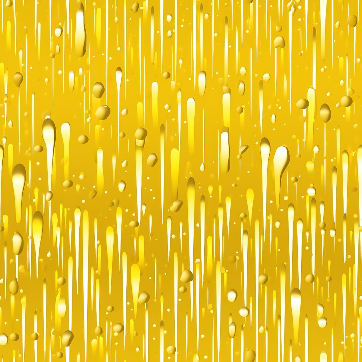Dripping Yellow Liquid Pattern 4 Quilting Cotton Fabric