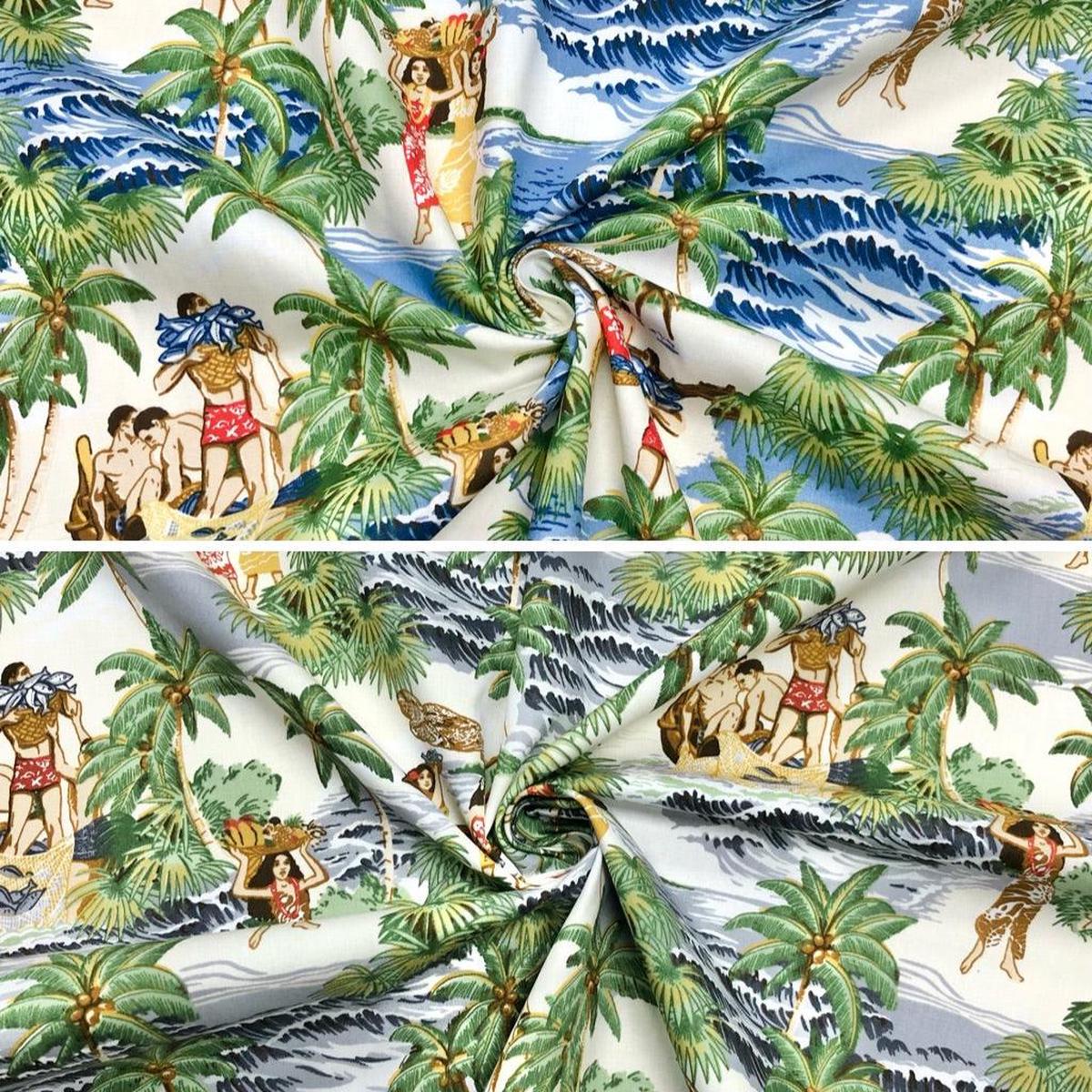 Island Life Cotton Poplin Fabric