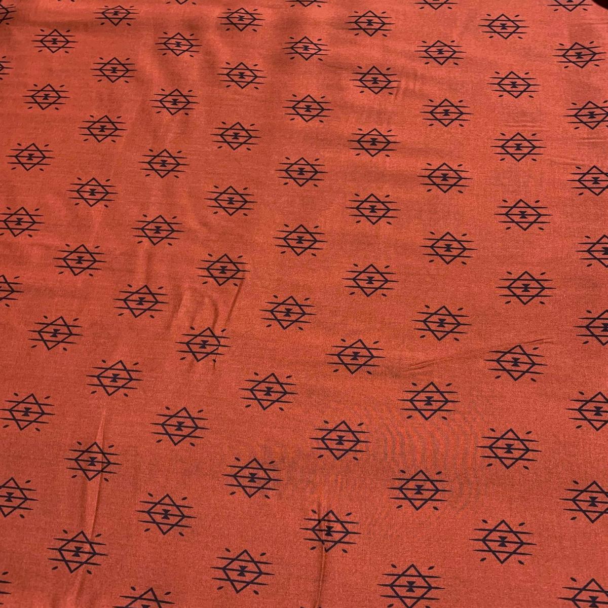 Ojos Flame Arizona After - April Rhodes for Art Gallery Fabrics - 100% Rayon