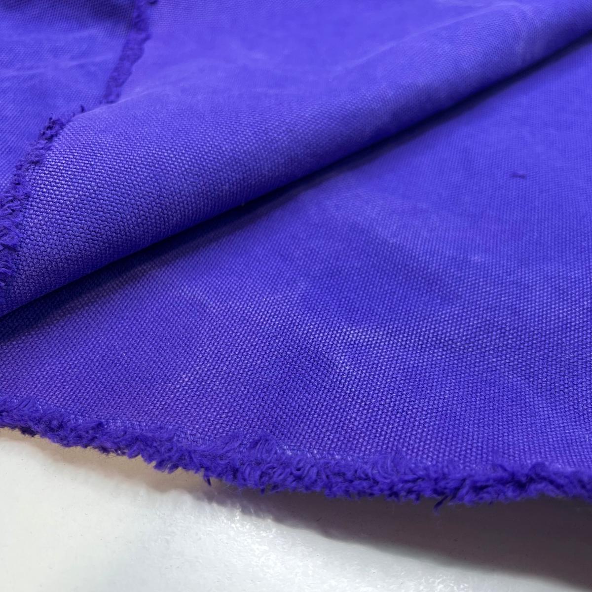 What Will You Make - Canvas Cotton Woven - Purple - 1.25M Bundle
