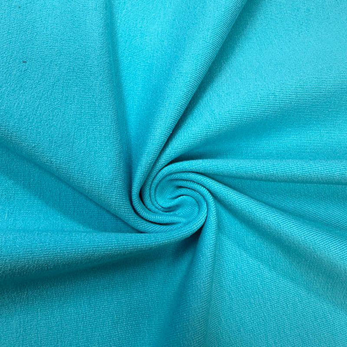 2 14 YD PC-Turquoise French Terry Knit Fabric