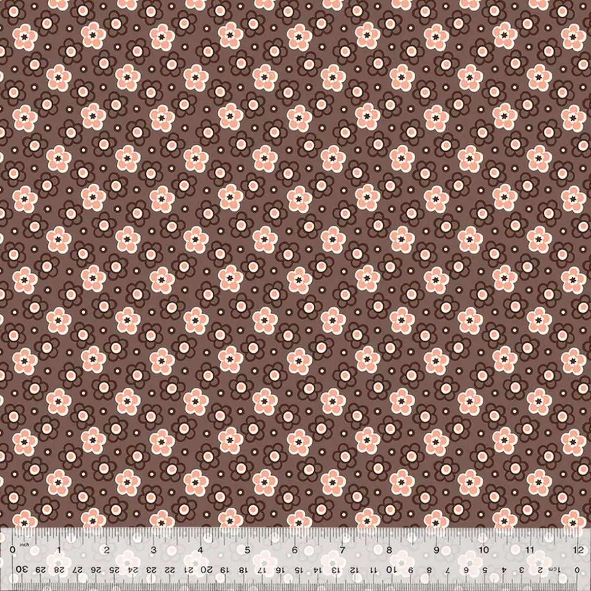 Bonny Denyse Schmidt 53642-5 Plum Shadow Posy Cotton
