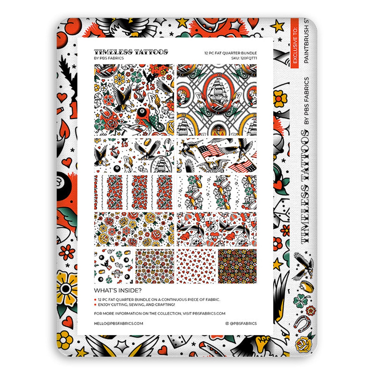Timeless Tattoos - Flat Fat Stack 12 PC
