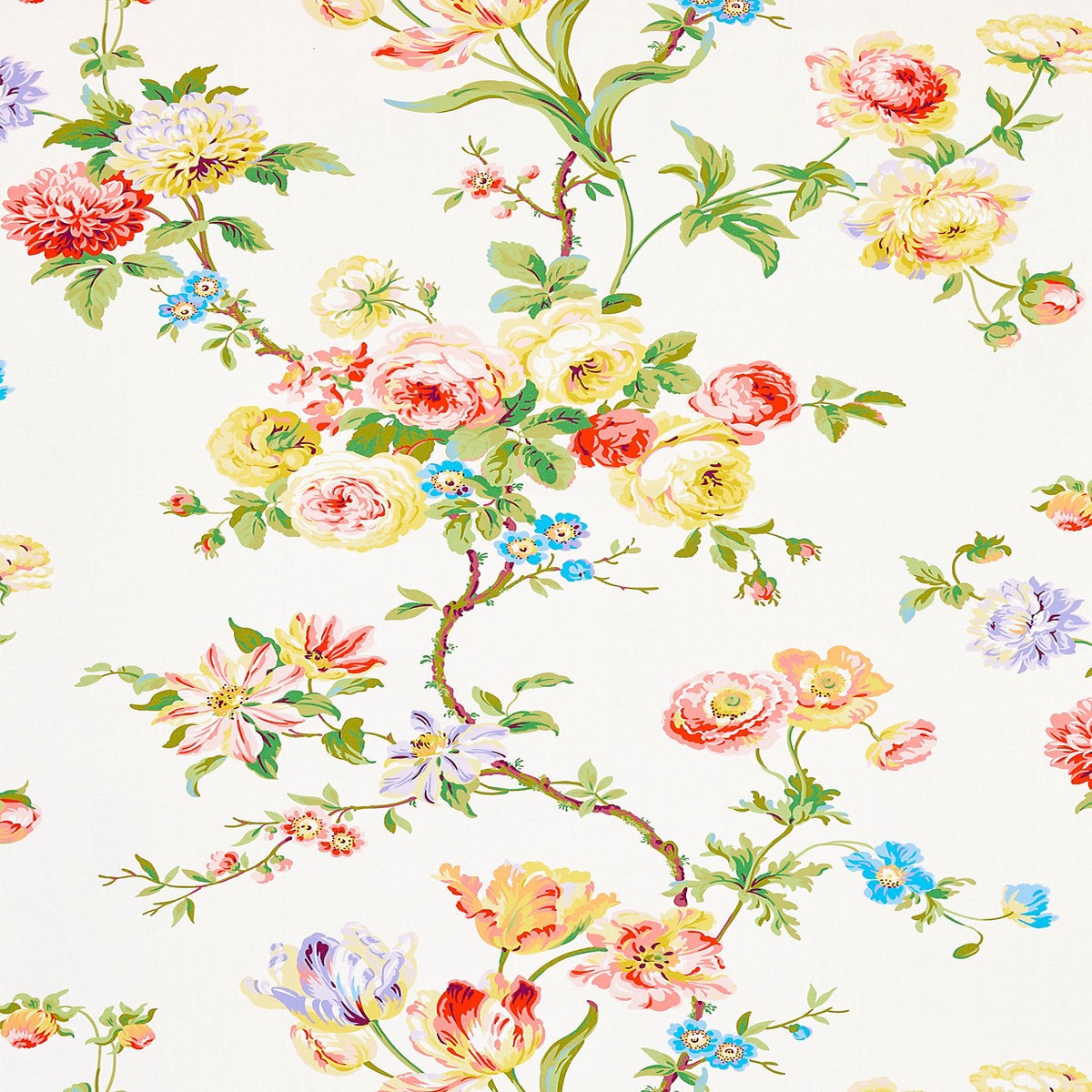 Botanical Garden - Summer Multi by Scalamandre Fabric