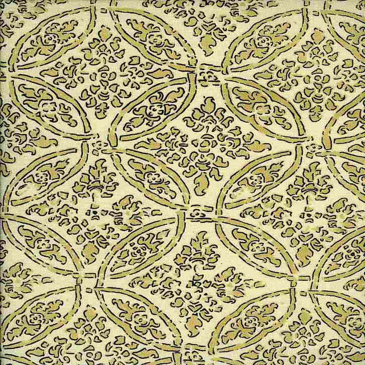 Mandala Print Biscuit Laura Kiran Fabric