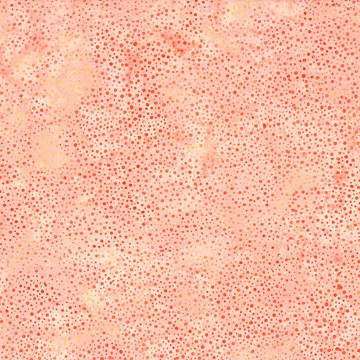 Hoffman Fabrics - Bali Batiks - A Digital Print - Dots - Sherbert - Yardage