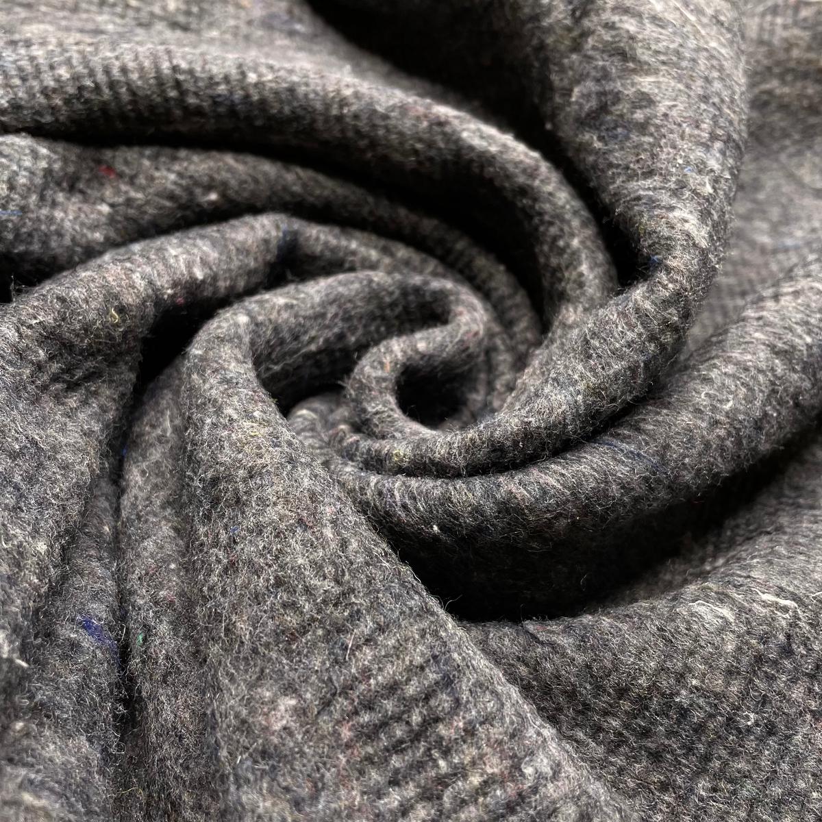 Recycled Wool Blankets - Recycled Wool Woven - Grey - 1.9M Bundle
