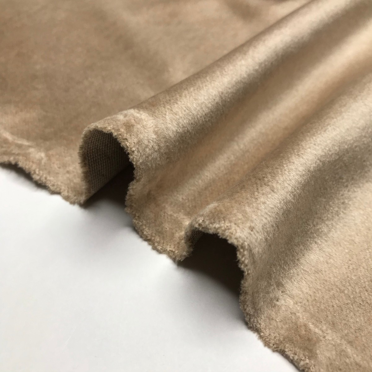 Bun On The Side - Brushed Jersey Fleece Tencel/Rayon Knit - Light Beige - 0.5M Bundle