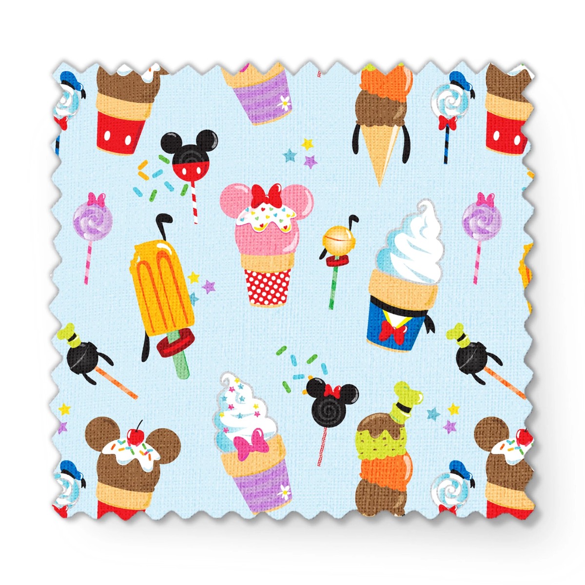 Disney Mickey & Friends Ice Cream Treats Fabric