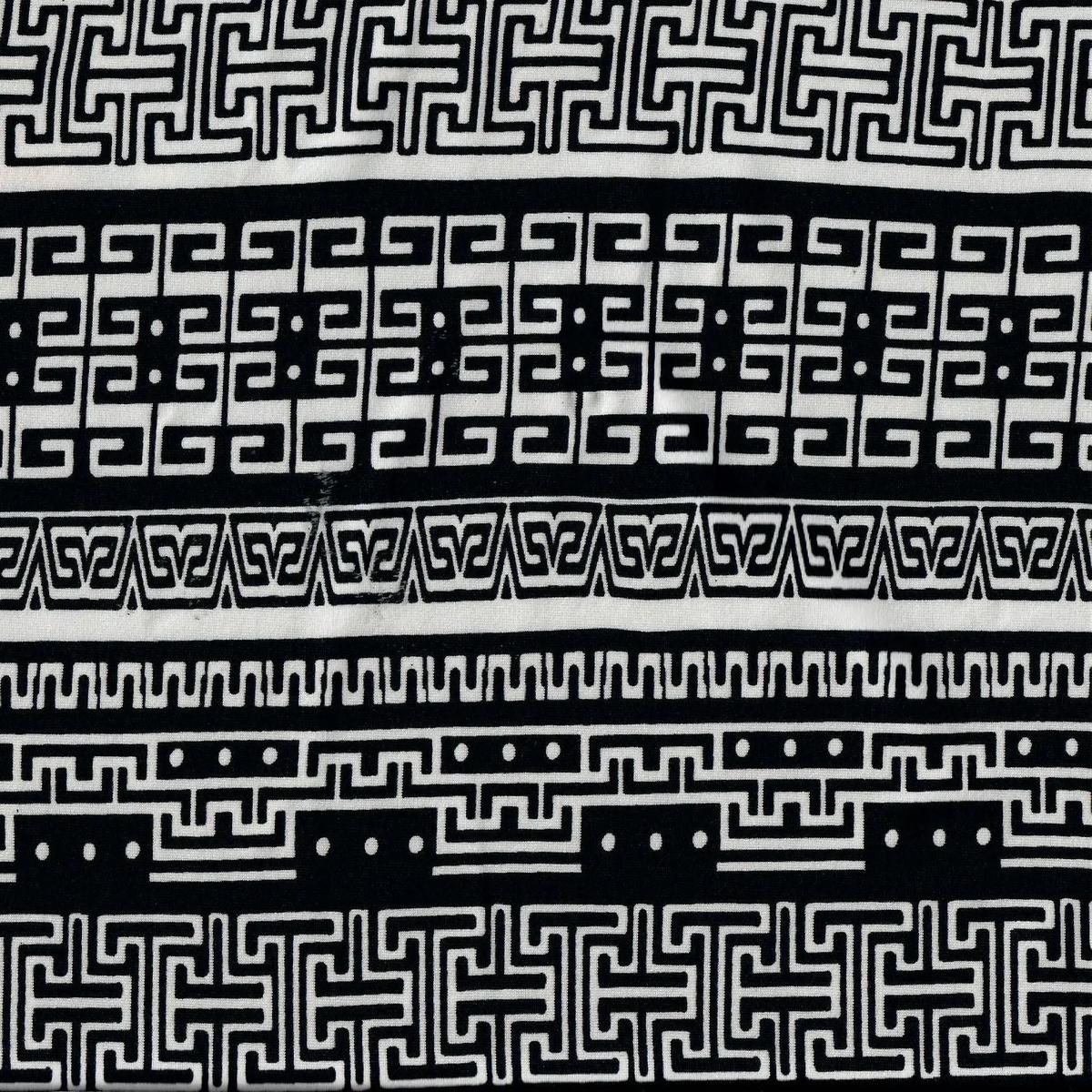 Geometric DTY Stretch Knit Fabric - KNT4498-MS11190