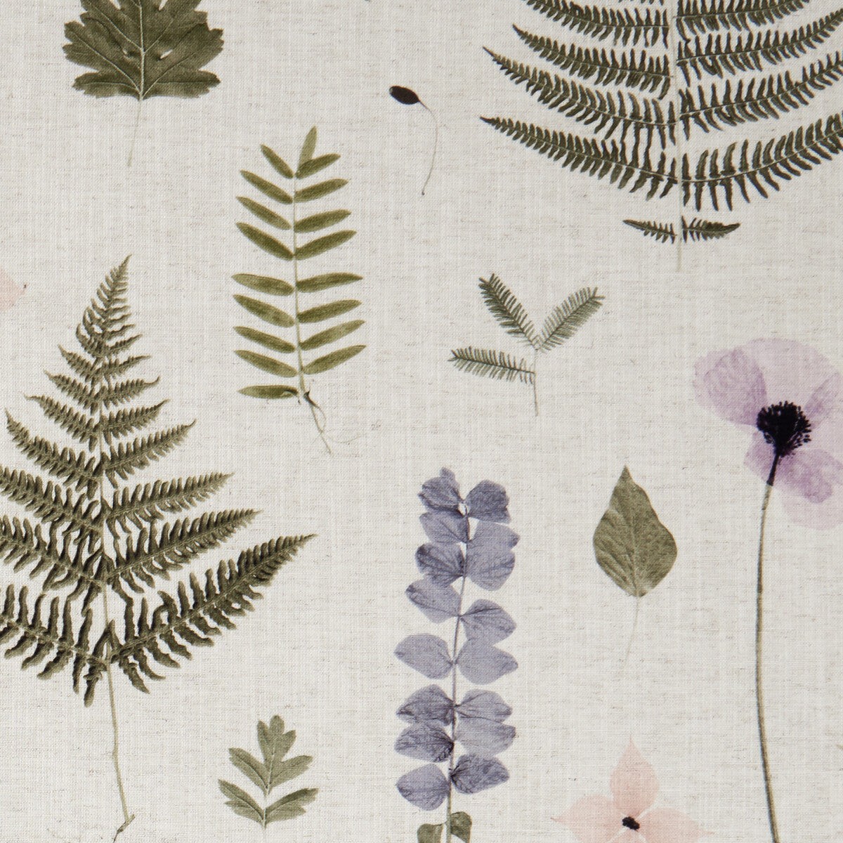 Herbarium Blush/Natural Fabric