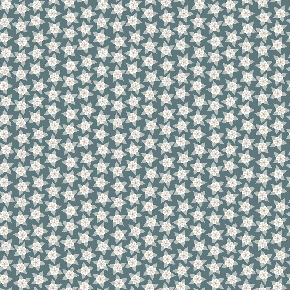 Horizon - Large Flower on Grey