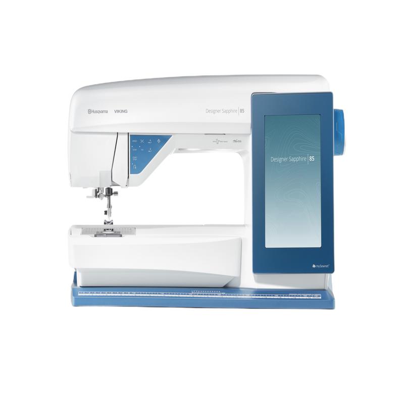 Husqvarna Viking Factory Refurbished Designer Sapphire 85 Sewing and Embroidery Machine