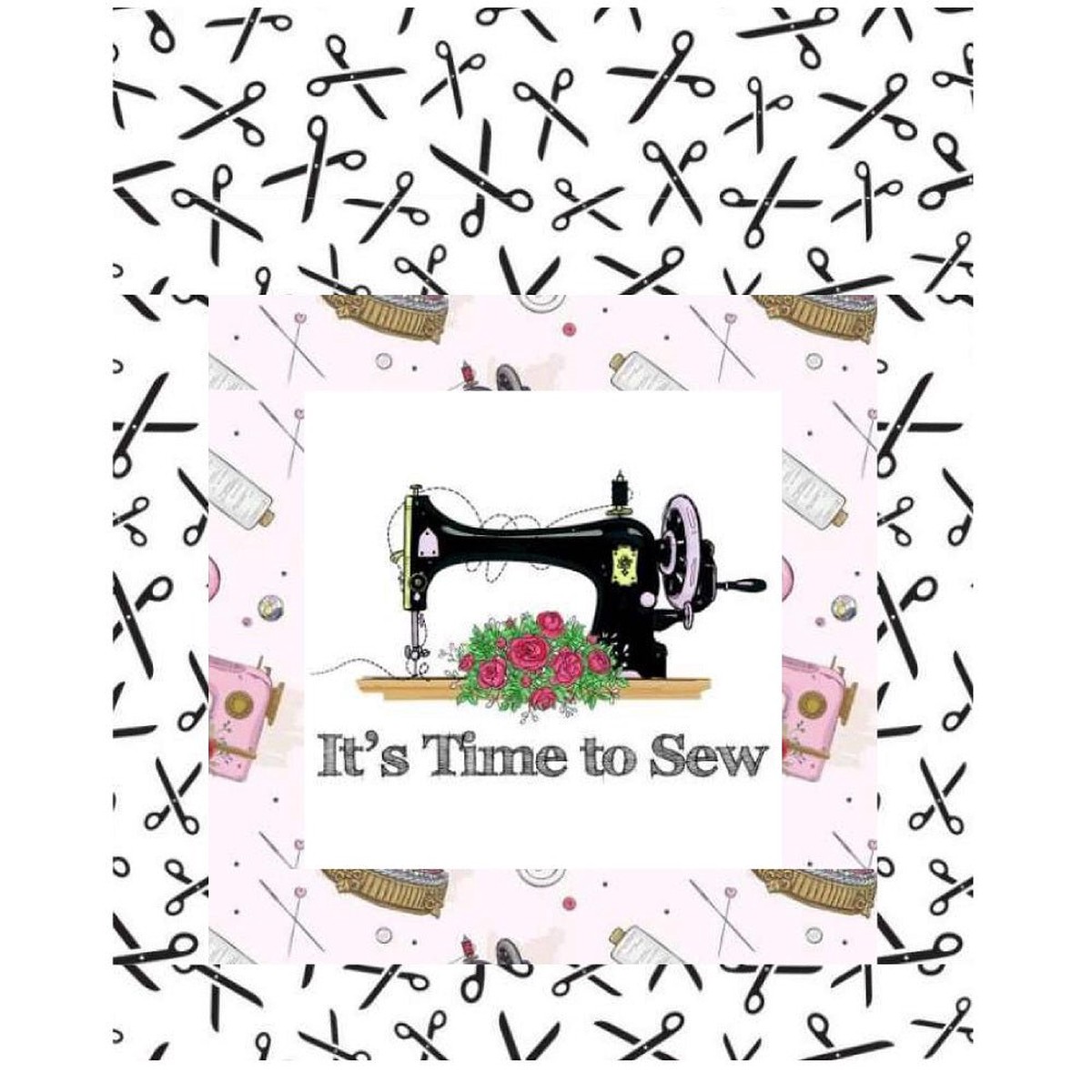 Its Time to Sew Mini Wall Hanging 9 x 9