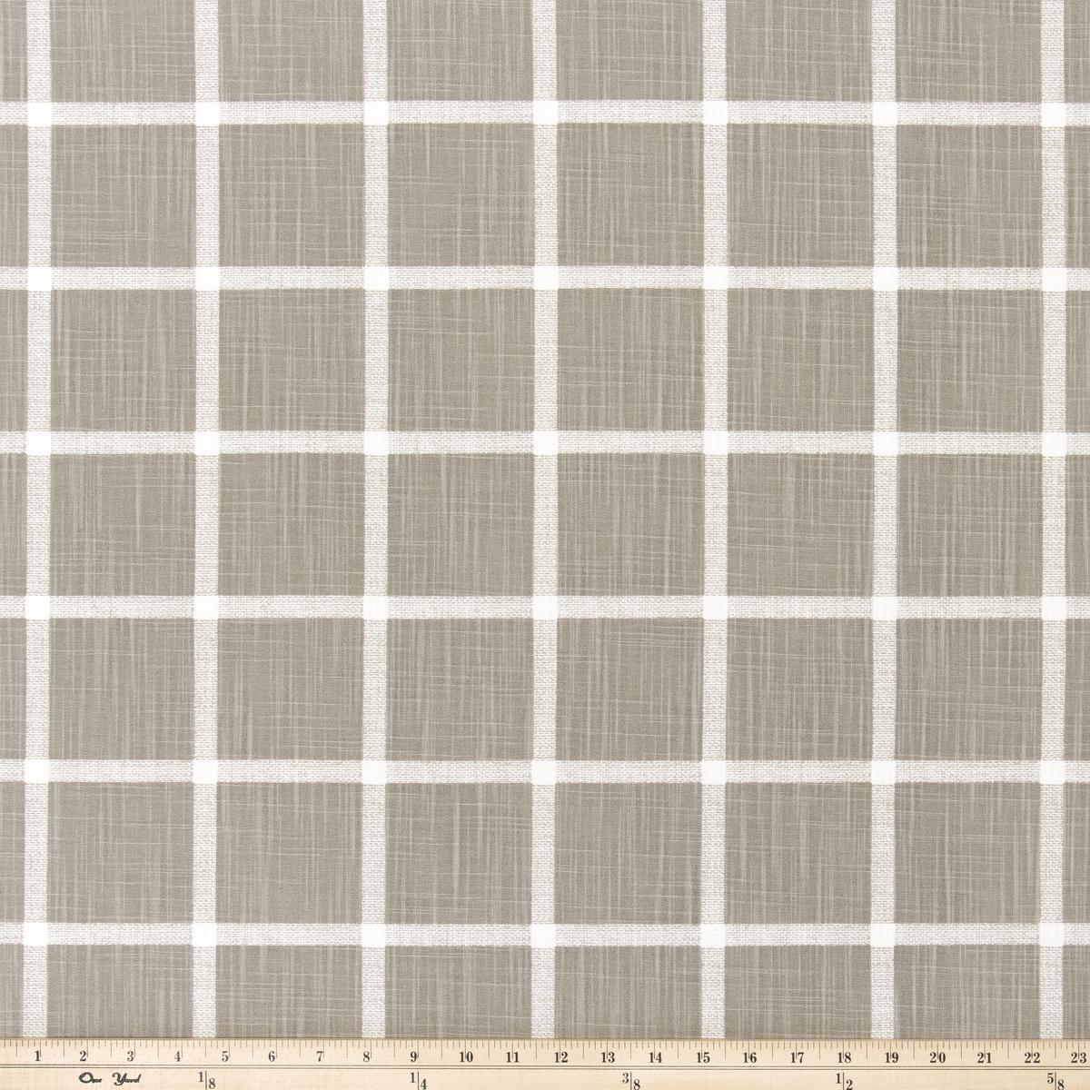 Abbot Ecru Slub Canvas Fabric By Premier Prints