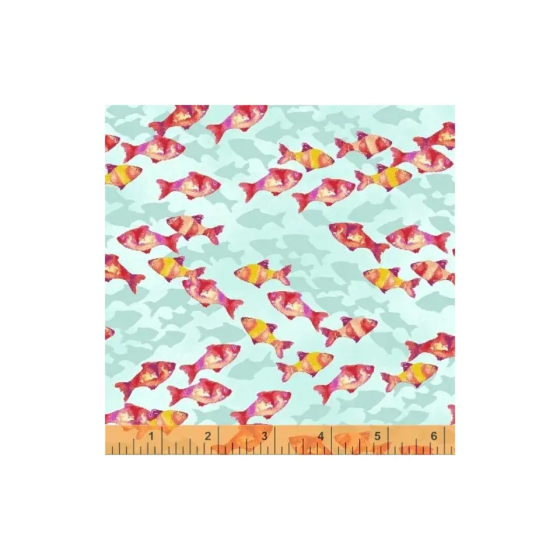 Coral Reef Whistler Studios 42668-5 Cotton