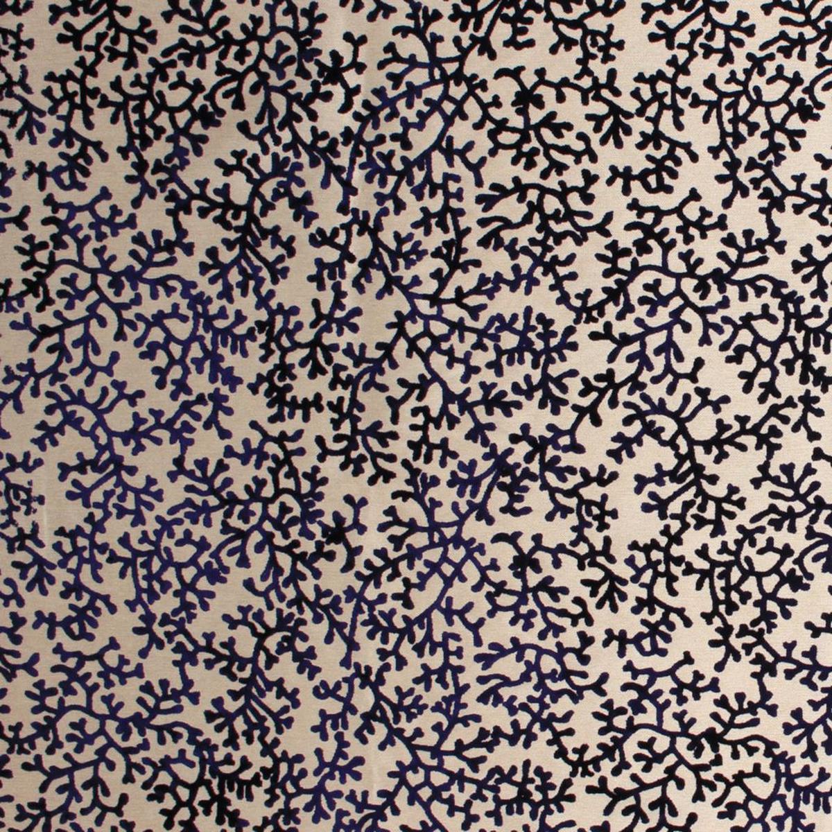 Coral Splendor Navy RM Coco Fabric