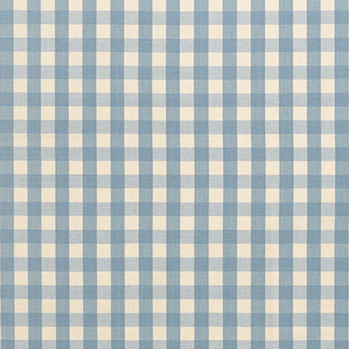 Elton Cotton Check Chambray Fabric