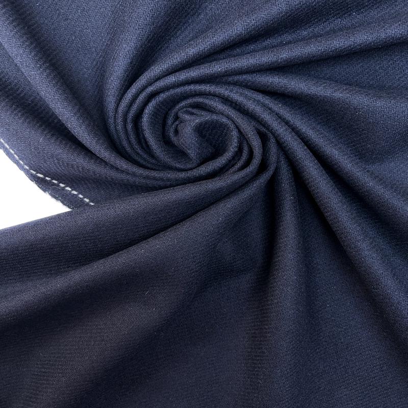 Blue Wool Tweed Suit Fabric