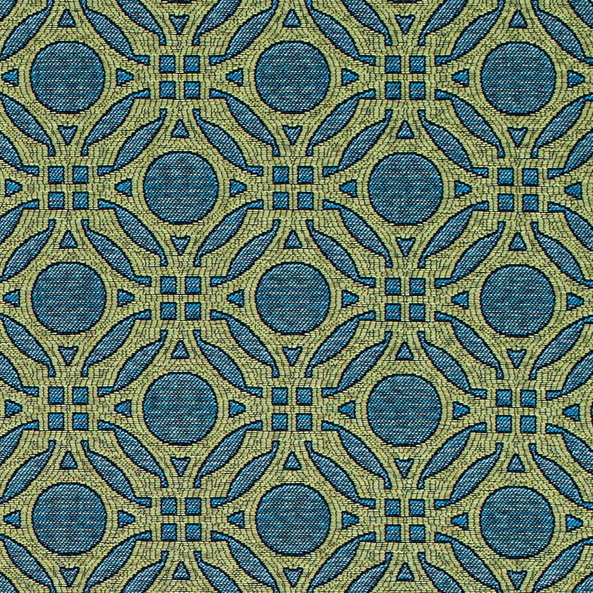 D4634 Abstract & Geometric Teal Aqua & Teal,Green Charlotte Fabrics
