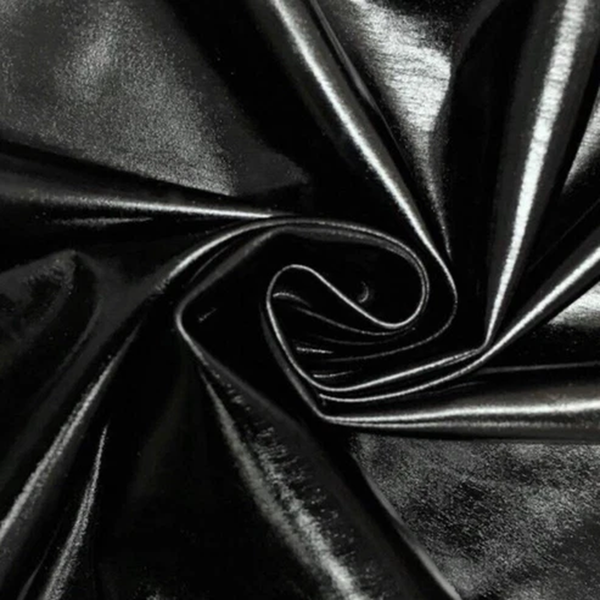 Black Metallic Spandex Lame Fabric 56 With Sold By The Yard