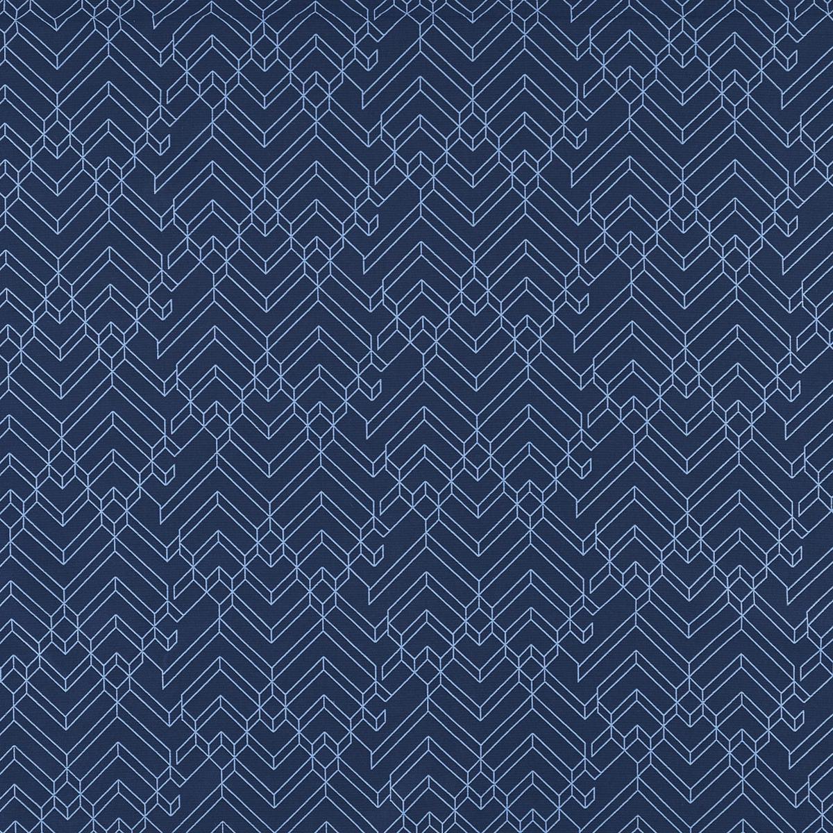 JF Fabrics Crypton TECTONIC 67 Fabric Geometric Blue Woven - 8947467 J8911