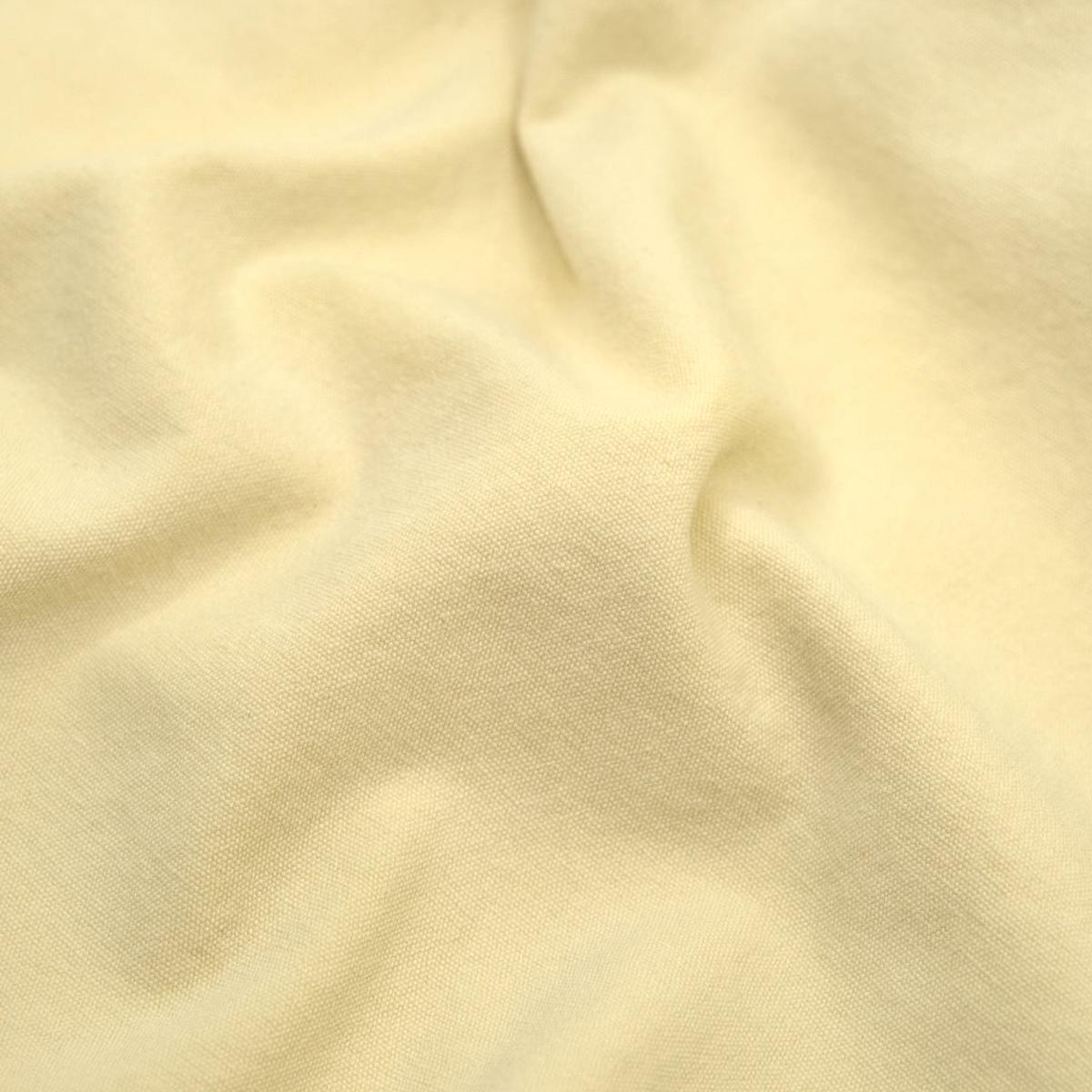 7oz Softened Organic Cotton - Custard