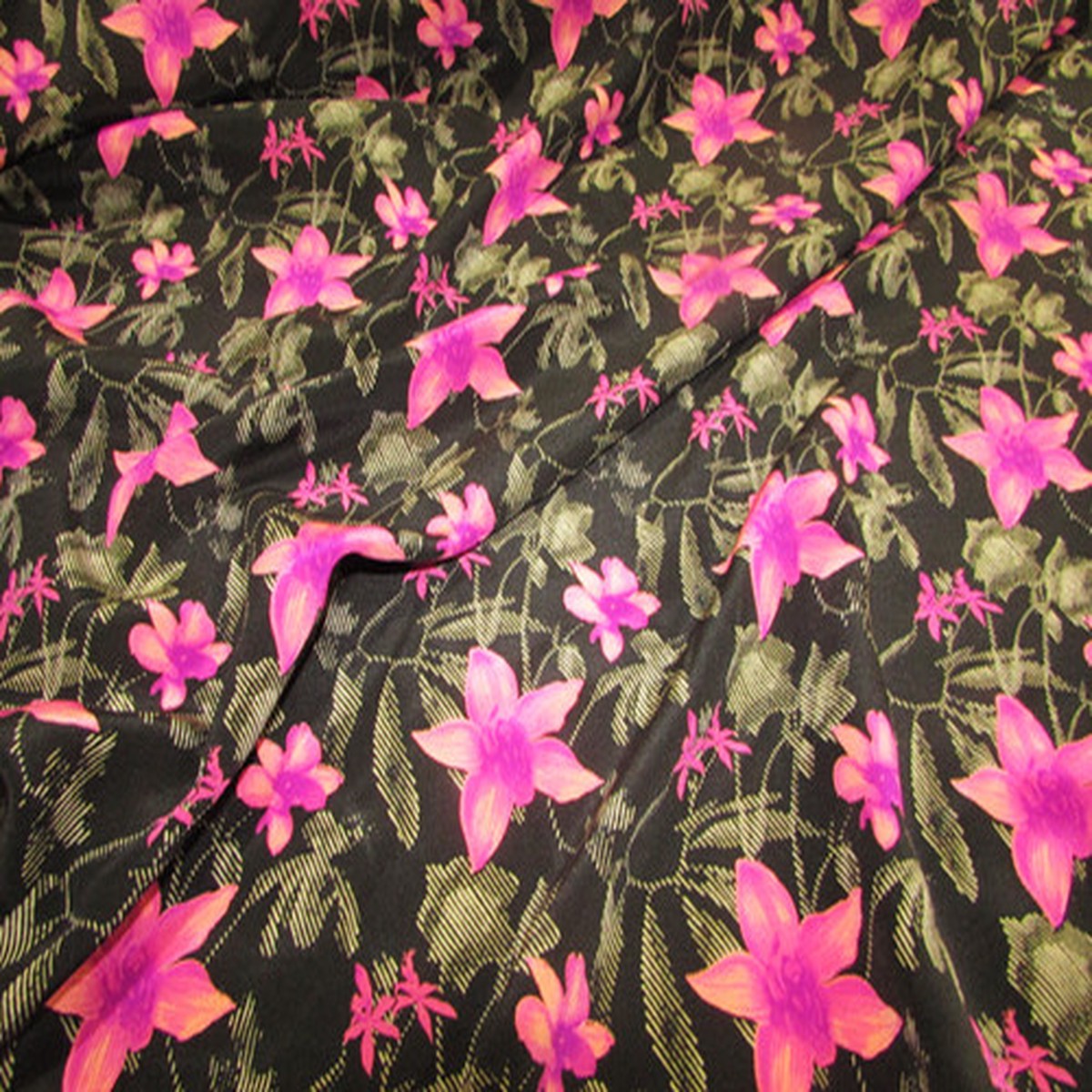 Floral Printed Silk