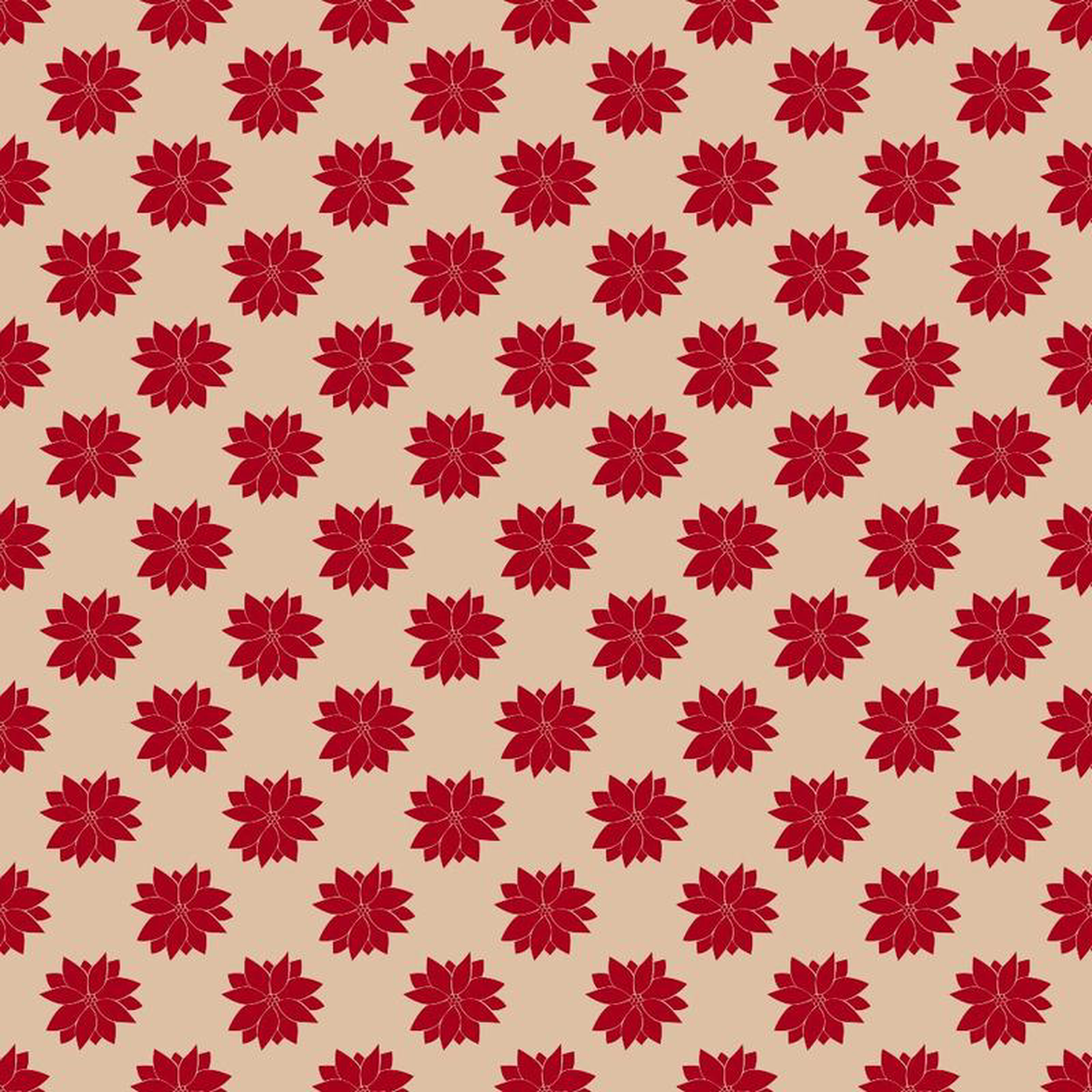 Country Christmas Pattern 15 Quilting Cotton Fabric