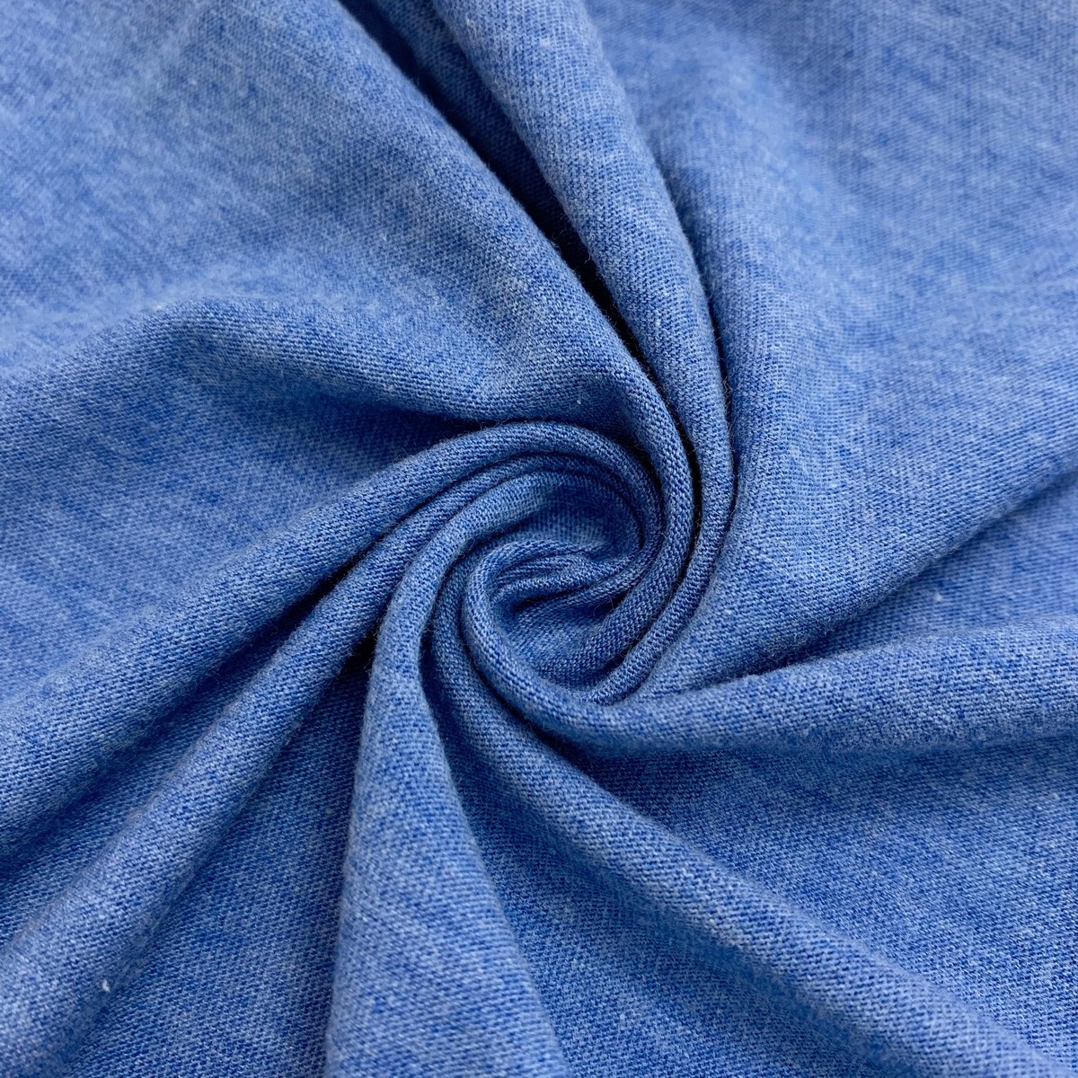 Heathered Teardrops - Tencel Modal Stretch Jersey - Blue - 1M Bundle