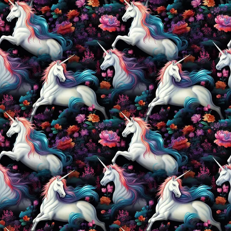 Magical Unicorns #12 Fabric