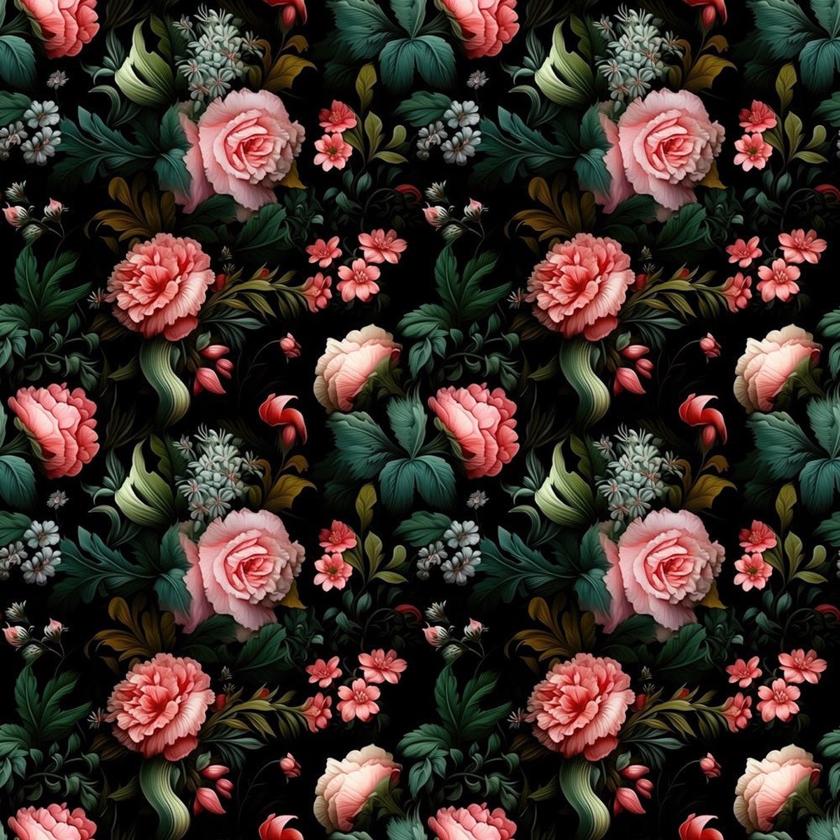 Divine Colorful Floral Fabric