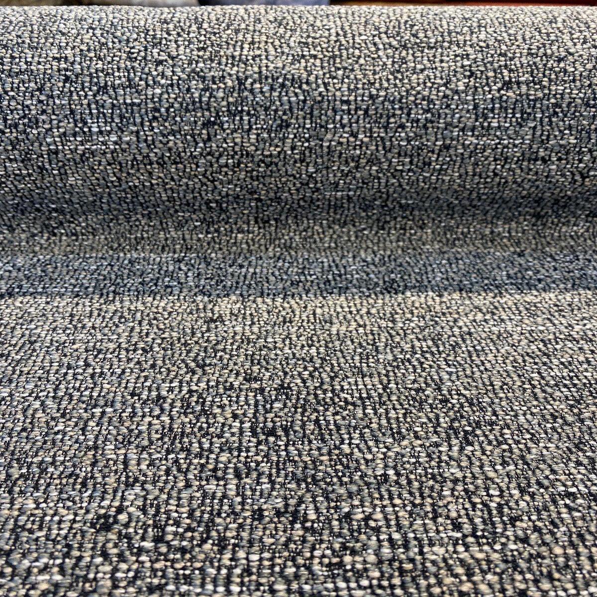 Pen Pal Pebble Latex Backed Tweed Chenille Upholstery Fabric by the yard