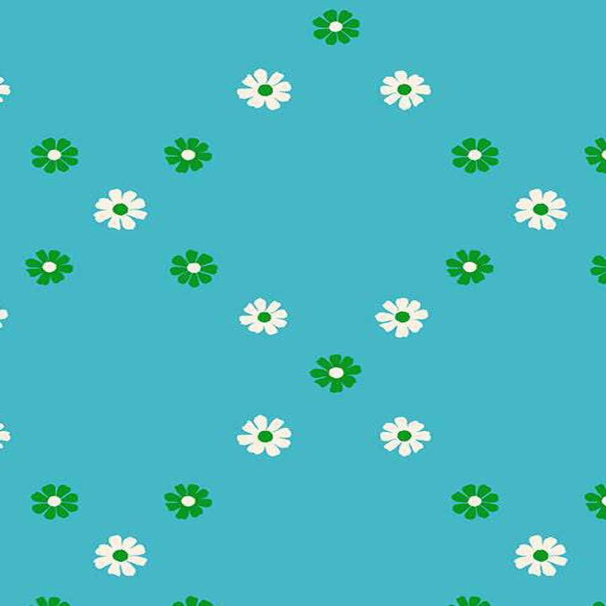 Best Day Ever Diamond Flowers By Melody Miller Of Ruby Star Society For Moda Dark Turquoise