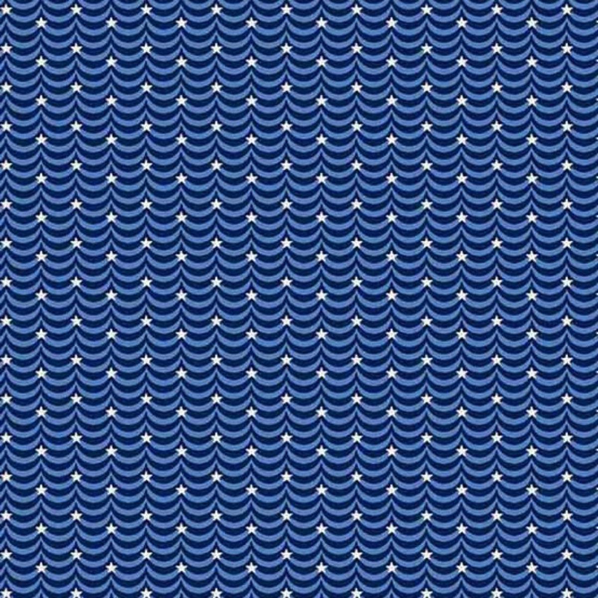 Curtain Stars Navy by AF Studio