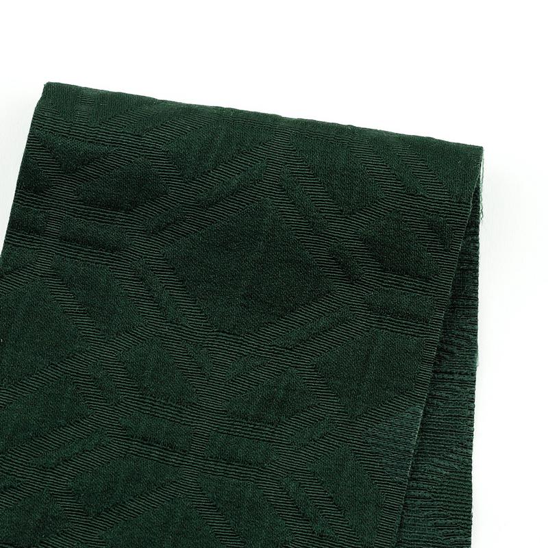 Diamond Tile Cotton/Poly Jacquard - Hunter