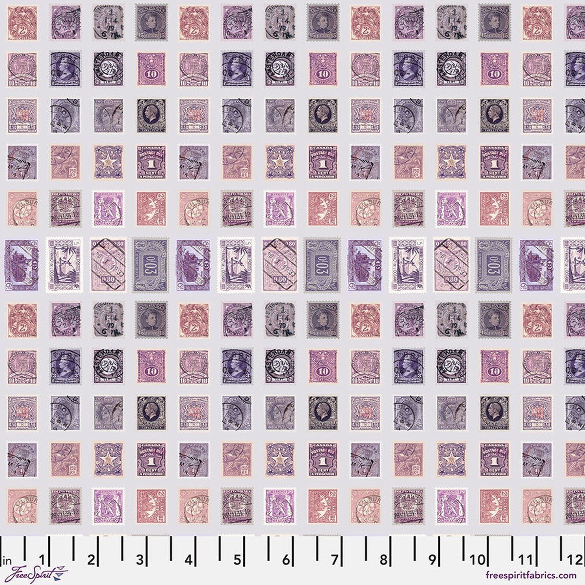 Free Spirit Palette PWTH301 Purple Stamps By The Yard