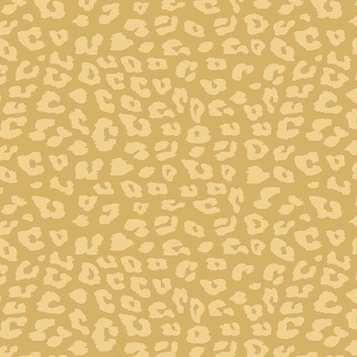 Safari Adventure - Go Wild - Gold 44" / 45" Fabric Per Yard