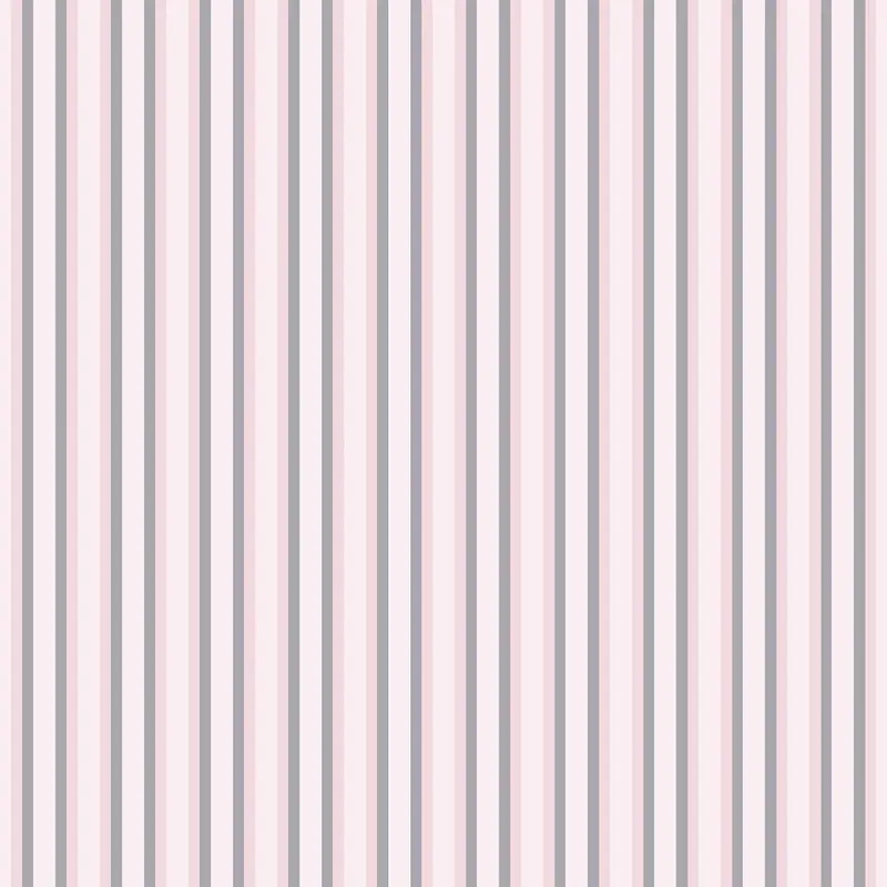 Baby Girl Stripes Fabric - Pink