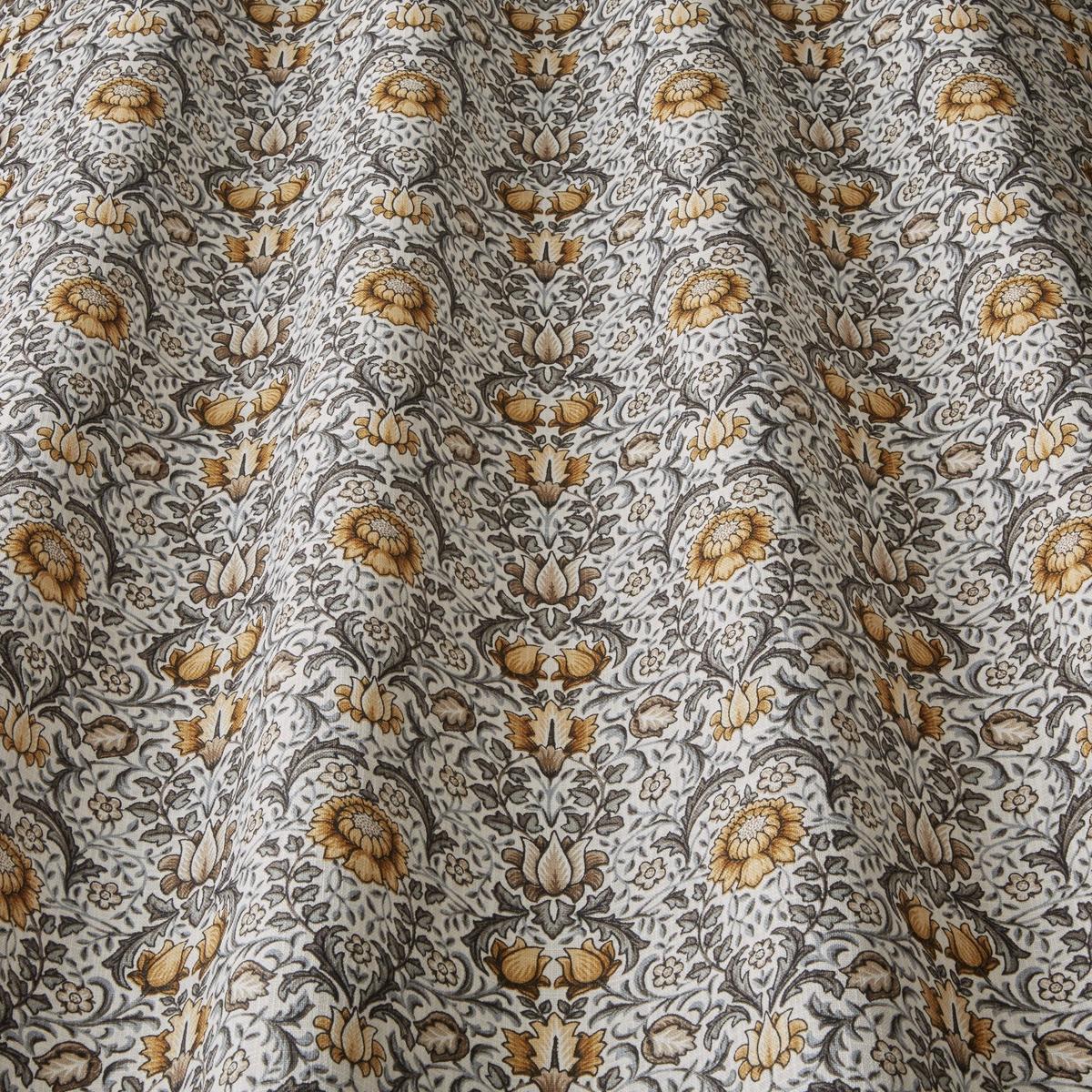 100% Cotton Curtain Fabric iLiv 1.2 Metres Winslow Ochre Cushion Upholstery