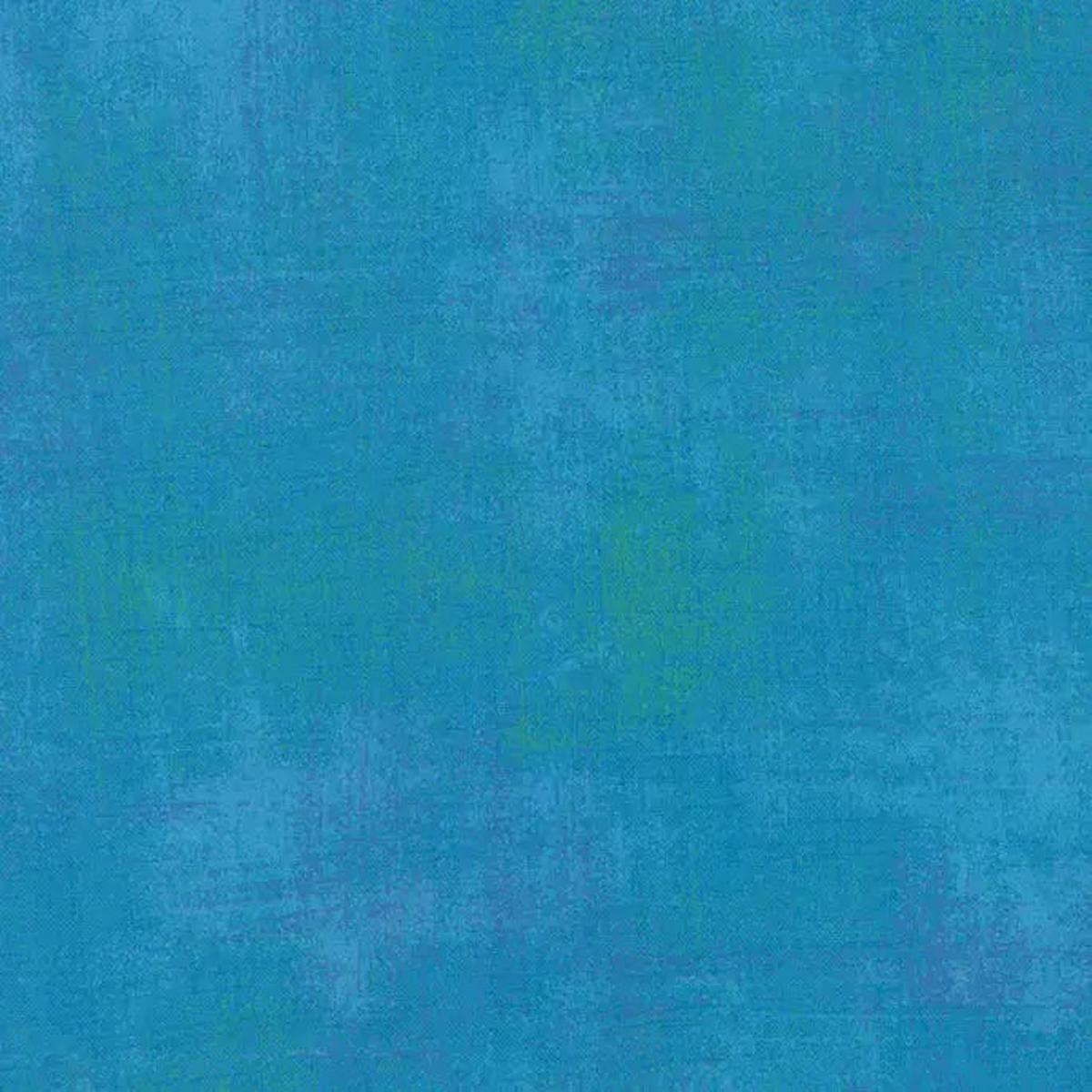 Blue Turquoise Grunge Cotton Wideback Fabric Per Yard
