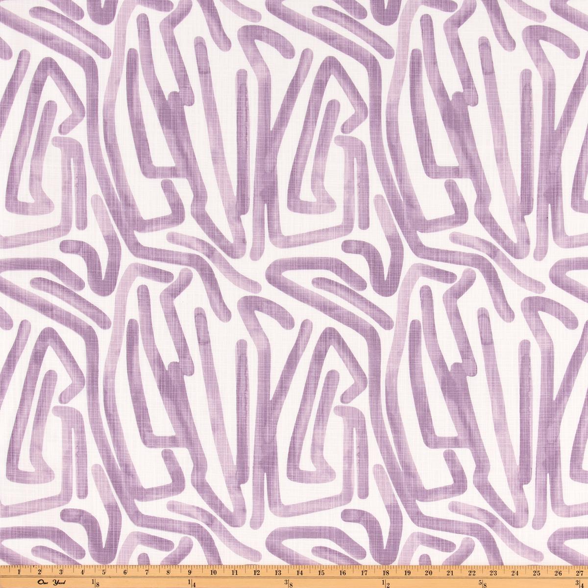 Shiva Orchid Slub Canvas Fabric By Premier Prints