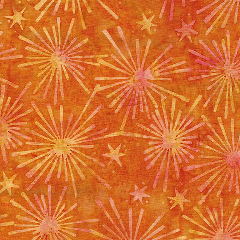 Twilight Glow Batiks Nasturtium